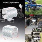 72V 3000W BLDC Brushless Motor Kit with 24 Mosfet 50A Controller, Throttle - For Electric Scooter, E Bike, Motorcycle DIY Conversion