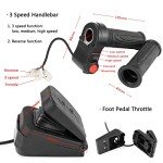 72V 3000W BLDC Brushless Motor Kit with 24 Mosfet 50A Controller, Throttle - For Electric Scooter, E Bike, Motorcycle DIY Conversion