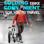 ZOONLAI Electric Bike for Adults 750W Motor Foldable Bikes Up to 24 MPH 43 Miles Long Range Ebike for Adult 48V 10.4Ah Removable Battery 20" Fat Tire 5 Speed Modes EBike ZL2006 UL 2849 (White)