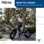 Hiboy EX6 Electric Bike for Adults, 20" 4.0 Fat Tire E Bike 500W Brushless Motor, 48V 15AH Removable Battery Ebike Up to 25 MPH, Shimano 7 Speed with Electric Horn
