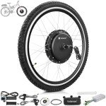Voilamart 48V 1000W Electric Bicycle Conversion Kit 26IN Ebike 100mm Front Hub Motor Wheel Conversion Kit for Turn Pedal Bicycle Into Ebike (26IN Front Wheel)