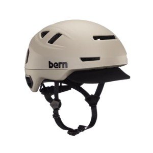 Bern Hudson Commuter Bike Helmet with MIPS - Helmet for E Bike with U Lock Compatibility - MIPS Helmet with Matte Sand Color - Large - Lightweight E-Bike Helmet - Commuter Helmet with Optimal Airflow