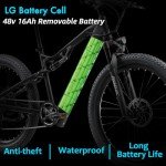 PASELEC Electric Bike for Adults, 1000W Peak Motor, 27.5'' City Cruiser Ebike, 768Wh Removable Battery, 70 Miles Range 28MPH, 8 Speed Hydraulic Disc Brake Full Suspension Electric Mountain Bike
