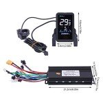DDYOOK 48V 1000W Electric Bike Conversion Kit, 28"/ 29" 700C Rear Wheel Electric Bicycle Hub Motor Conversion Kit Powerful E-Bike Conversion Kit Dual Mode Controller w/LCD Display 5-Speed Adjustment