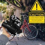 KOHLBURG Security Chain Lock [Sold Secure Gold] – 4ft Long Bike Chain with 4 Keys – Heavy Duty Bike Lock 0.33" – for Bicycle Ebike & Motorcycle – Motorbike & Scooter Anti Theft