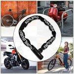 KOHLBURG Security Chain Lock [Sold Secure Gold] – 4ft Long Bike Chain with 4 Keys – Heavy Duty Bike Lock 0.33" – for Bicycle Ebike & Motorcycle – Motorbike & Scooter Anti Theft