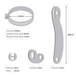 EBIKELING 6 Pc Ebike Accessories Ebike Conversion Kit, Electric Bike Conversion Kit, Torque Arm, Mid Drive Ebike, Front or Rear, Steel