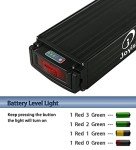 Joyisi Ebike Battery 48V 20AH Electric Bike Battery for 200W to 1800W Bike Motor, Lithium Ion Ebike Battery Pack for Bafang and Other Bicycle Motor (Black)