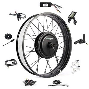 eBikeling 48V 1200W 26" Fat Rear Wheel, Waterproof Ebike Conversion Kit | Electric Bike Conversion Kit | Add On Electric Bike Kit for Seamless Transition to Electric Biking