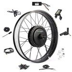 eBikeling 48V 1200W 26" Fat Rear Wheel, Waterproof Ebike Conversion Kit | Electric Bike Conversion Kit | Add On Electric Bike Kit for Seamless Transition to Electric Biking