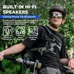BASE CAMP SF-999 Bluetooth Smart Bike Helmet, Adult Bike Helmet for Men Women, Road Bicycle Helmet with Microphone | Speakers, Ebike Helmet with LED Turn Signals, Cycling Helmet for Urban Commuter
