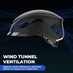 BASE CAMP SF-999 Bluetooth Smart Bike Helmet, Adult Bike Helmet for Men Women, Road Bicycle Helmet with Microphone | Speakers, Ebike Helmet with LED Turn Signals, Cycling Helmet for Urban Commuter