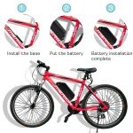Unit Pack Power 52V 24Ah Ebike Battery for 1500W 1000W 750W 500W Bafang Mid Drive Bafang BBS001 BBS002 BBSHD - Ebike Conversion Kit Lith-ium Ion Battery