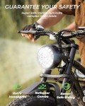 isinwheel M10 Plus Electric Bike for Adults 28mph 900W Peak Motor, Dual Crown Fork Mountain Ebike 48V 13Ah Removable Battery 75 Miles Range, 7 Speed Shift, 26 x 4.0 Fat Tire Adults Electric Bicycles