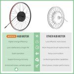 BAFANG 48V 500W/750W Rear Hub Motor Kit 20"/26"/27.5"/700C Rear Wheel Electric Bike Conversion kit Ebike Conversion Kit with Optional Battery&Display