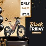 eAhora P5 Electric Bike Upgraded Peak 1000W Motor Mountain ebike for Adults 48V 20Ah Removable Battery 24 * 4.0 Fat Tire 32MPH Full Suspension Adult Magnesium Alloy, Brown
