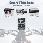 COFANSON 2000W Electric Bicycle for Adults- Moped Style Ebike with 1144WH Battery Pack up to 50 Miles 37MPH, 26" Fat Tire, 7-Speed, 6-Layer Suspension