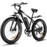 Speedrid Electric Bike for Adults, Fat Tire Ebike 26" Electric Bike 750W Electric Mountain Bike 48V/10.4Ah Removable Battery 25MPH Electric Bicycles 7-Speed