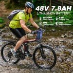 VARUN Folding Electric Bikes - Electric Bike for Adults Peak 750W Motor, Foldable Ebike with 48V Removable Battery, Up to 20+MPH 50 Miles, 21-Speed Gears & Dual Hydraulic Suspension