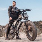 Bopzin Electric Bike for Adults, 1500W 33MPH Dirt Bike, 48V,20AH Removable Battery, Max 75Miles Electric Motorcycle, 20" Fat Tire Ebike, 7-Speed & UL2849