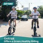 Gotrax S3 16" Electric Bike, Max Range 25Miles(Pedal-Assist)&Max Speed 20Mph, 500W Folding E-Bike with 280.8Wh Battery, Adjustable Seat&Dual Fenders, Commuter Electric Bicycle for Adults/Teens Black