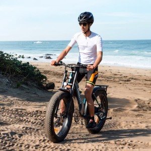 RegalRider Electric Bike 26" Fat Tire Ebike, 1000W Peak Motor, Max Range 65 Miles Dual Hydraulic Brake Snow Ebike for Adults, Electric Mountain Bike with 624Wh Removable Battery, LCD Display, 7-Speed