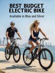 E·Bycco 29'' Electric Bike for Adults Men 750W Peak 1000W Ebike with 48V 17.5AH Battery 34MPH 70Miles Class 3 Mountain Electric Bicycle 21 Speed with Front Fork Suspension (Black and Blue)