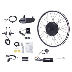 DNYSYSJ Electric Bike Conversion Kit, 48V 1000W 700C 28"/29" Front/Rear Wheel E-Bike Conversion Kit w/LCD Display, Powerful Ebike Hub Motor Kit with PAS Bicycle Ebike Wheel Kit