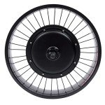 48V E-Bike Front Wheel Conversion Kit, 20" 1000W Electric Bicycle Fat Snow Tire Motor Kit Brushless Gearless Hub Motor Kit for Modification of 20 "x 4 Size Wheels