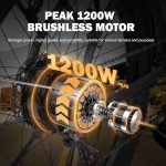 Qlife Cityone 2.0 Electric Bike for Adults,Up to 65Miles,28MPH,1200W Peak Motor 26" Ebike,499WH UL2849 Certified Battery Electric Commuter Bicycle with Front Suspension & 7-Speed Ebikes,B