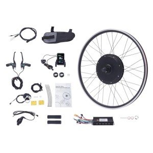 DDYOOK 48V 1000W Electric Bike Conversion Kit, 28"/ 29" 700C Front Wheel Electric Bicycle Hub Motor Conversion Kit Dual Mode Controller w/LCD Display 5-Speed Adjustment Powerful E-Bike Conversion Kit