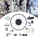 DDYOOK 48V 1000W Electric Bike Conversion Kit, 28"/ 29" 700C Front Wheel Electric Bicycle Hub Motor Conversion Kit Dual Mode Controller w/LCD Display 5-Speed Adjustment Powerful E-Bike Conversion Kit