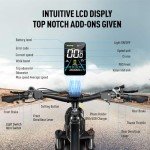 EXRBYKO Fat Tire Electric Bike for Adults, 2000W Peak 37MPH Ebike with 48V 17.5AH 840WH Battery, 80 Miles E Bike with 21-Speed Gears, Beach Mountain Snow Electric Bicycle UL Certified, 26"x4"