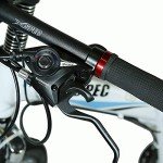 Xspec 26" 21 Speed Folding Mountain Bike Bicycle Trail Commuter, White