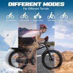 TT-EBIKE 2350W Folding Electric Bike Adults 41MPH with 52V 23AH Battery, 26x4 Fat Tire All Terrain Ebikes, Full Suspension E Bike, SHM 7-Speed Gear Electric Bicycle