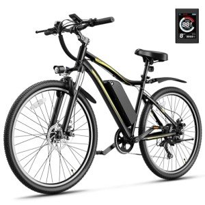 Heybike Electric Bike for Adults, 750W Peak Brushless Motor, up to 40Miles, 22mph Max Speed Electric Mountain Bike, 480WH Removable Battery Ebike, 27.5'' Tires, 7-Speed and Front Suspension