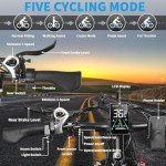 (G7-Blue 52V 32Ah) 5000W Peak Dual Motor Electric Bike for Adults, 40-45MPH &100Miles, Hydraulic Disc Brake Bicycle, 26" Fat Tire Off Road Snow Mountain Ebike, 7-Speed Pedal Assist Commuter E-Bike