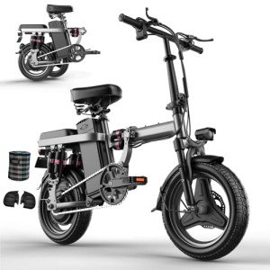 Electric Bike for Adults, Folding Electric Bike, 500W Motor, Up to 20/25 MPH and 20/30 Miles Long Range, 48V 10AH/13AH/15AH Removable Battery, Electric Mini Bike, UL 2849 Certified