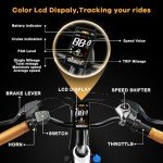 VELECTREC Electric Bike for Adults-White