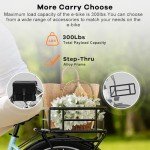 VELECTREC Electric Bike for Adults-White
