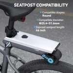 BAOSHISHAN Pedal Assist, Up to 31 Miles Range, 15.5Mph, Electric Bike Conversion Kit for Mountain Bike and Road Bike, 30s Tool-Free Installation (Blue)