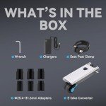 BAOSHISHAN Pedal Assist, Up to 31 Miles Range, 15.5Mph, Electric Bike Conversion Kit for Mountain Bike and Road Bike, 30s Tool-Free Installation (Blue)