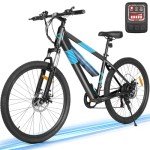 MULTIJOY EB262 Electric Bike for Adults,High-Power 350W (Peak 450W) Motor, 36V Built-in Invisible Removable Battery,Front Fork Suspension, 26" Electric Mountain Bike with UL Certified 7-Speed