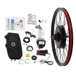 Lidhujnk Ebike Conversion Kit for Electric Bike, 29" Rear Wheel Electric Bicycle Hub Motor Kit LCD E-Bike Conversion Set 72V 2KW Electric Bicycle Cycling Hub Motor Conversion Kit