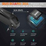 Unit Pack Power UPP Battery 52V - Electric Bike Batery - 52V Ebike Battery for 48V 1000W 750W 500W Bafang Voilamart Mid/Rear/Hub/Motor