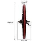 Lidhujnk Ebike Conversion Kit for Electric Bike, 29" Rear Wheel Electric Bicycle Hub Motor Kit LCD E-Bike Conversion Set 72V 2KW Electric Bicycle Cycling Hub Motor Conversion Kit