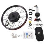 Lidhujnk Ebike Conversion Kit for Electric Bike, 29" Rear Wheel Electric Bicycle Hub Motor Kit LCD E-Bike Conversion Set 72V 2KW Electric Bicycle Cycling Hub Motor Conversion Kit