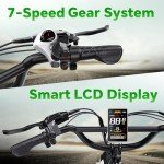 2 Seater Electric Bike, 48V 20AH(960WH) Large Removable Battery, 1300W Peak Motor Ebike, 20"x 4.0" Fat Tire Electric Bicycle for Adults, 80+Miles Max,30+MPH, City Couple E Bike,Black