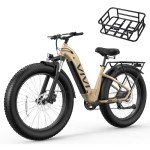 Vivi ACE07 Electric Bike, 26" x 4.0 Fat Tire Ebike, 1475W Peak Motor Electric Bike for Adults, 25MPH Ebikes for Adults with 48V 720WH Removable Battery, 7 Speed, UL 2849 Certified