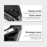 Yose Power Ebike Battery 52V 13Ah Down Tube Battery for 100W-1000W Motor, Electric Bicycle Lithium-Ion Battery, Safe Lock, Led Indicator Light, with Base and Charger